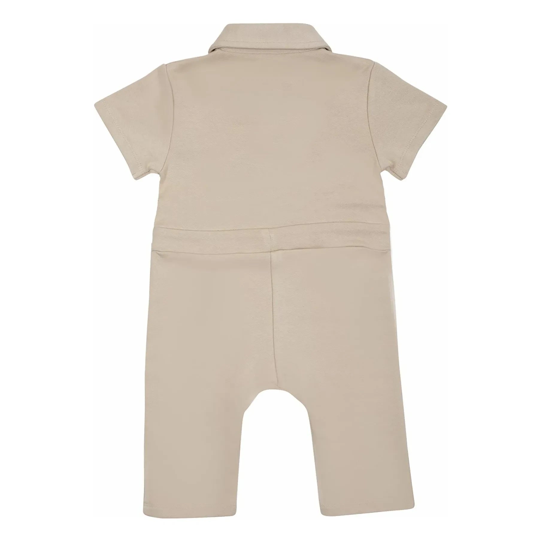 Donsje – Strampler mit Bär aus Bio-Baumwolle | Beige