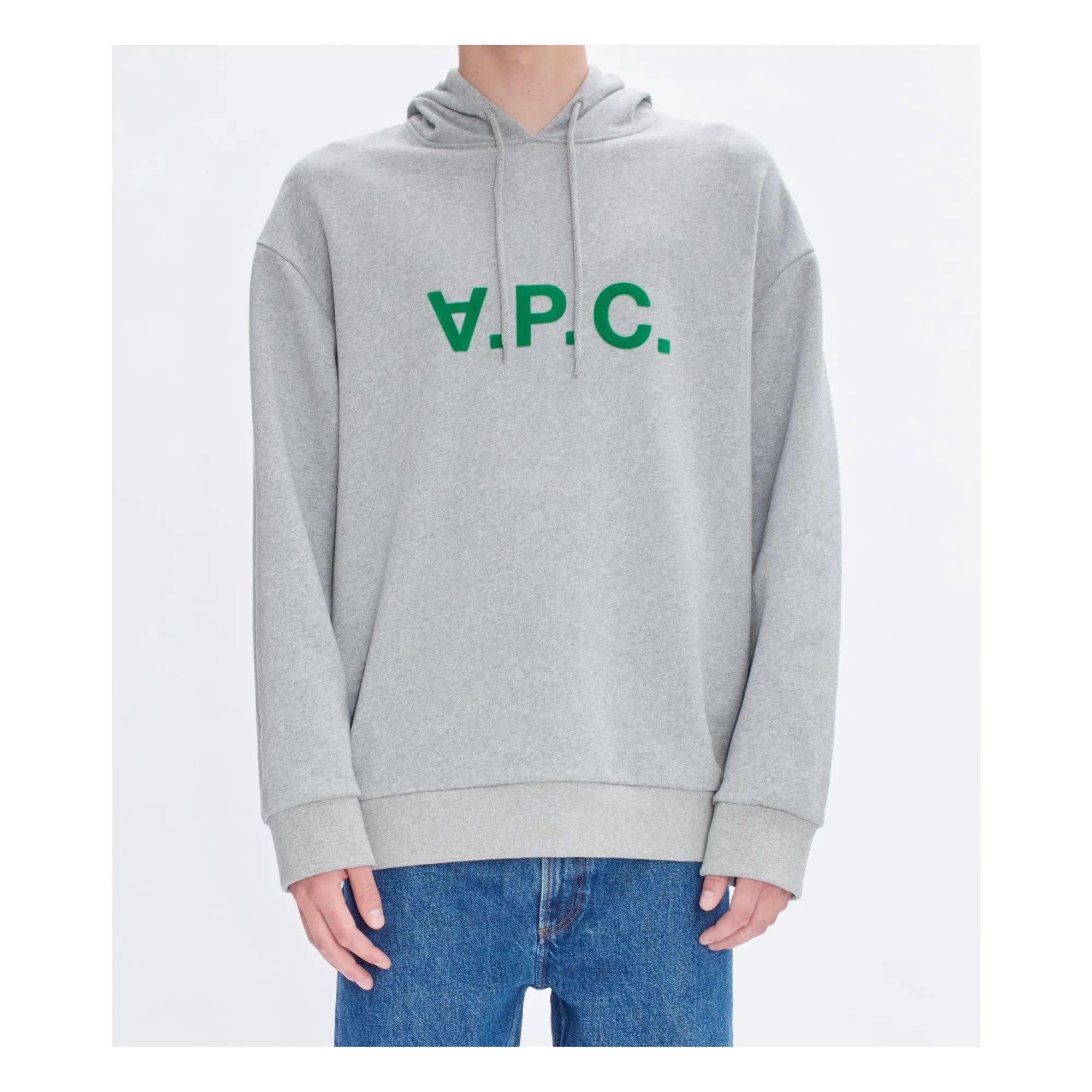 A.P.C. - Milo Hoodie aus Bio-Baumwolle | Grau Melange