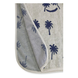 Molo - Palmen | Graues Strandtuch-Cape