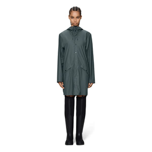 Rains - Langer Mantel W3 | Dunkelgrau