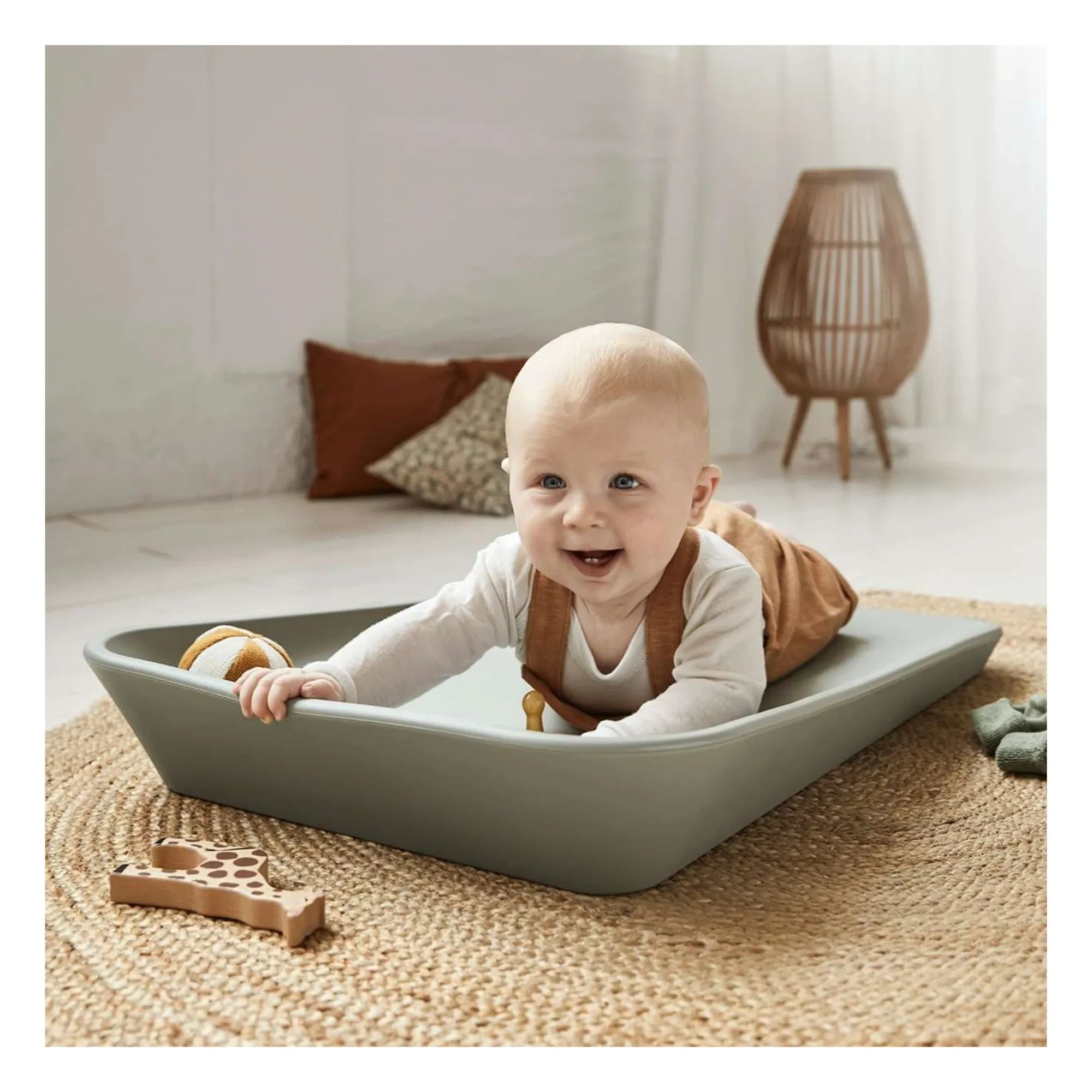 Leander - Wickelauflage Matty | Salbei