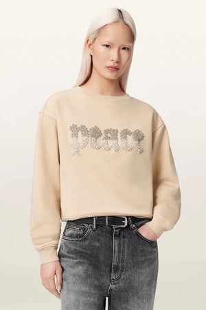AllSaints kadın pamuklu PEACE sweatshirt