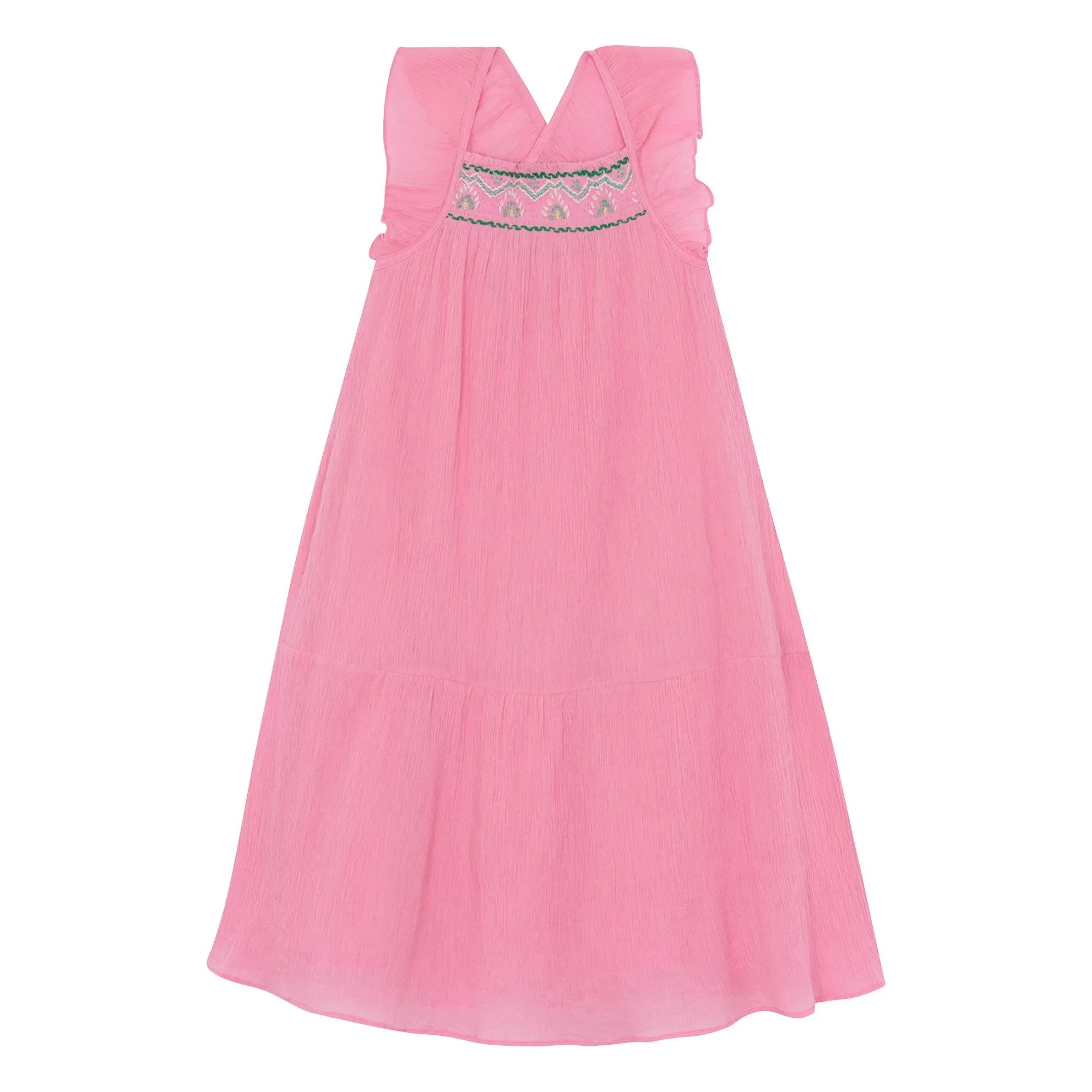 Bonton - Neptune Smocked Kleid | Zuckerrosa