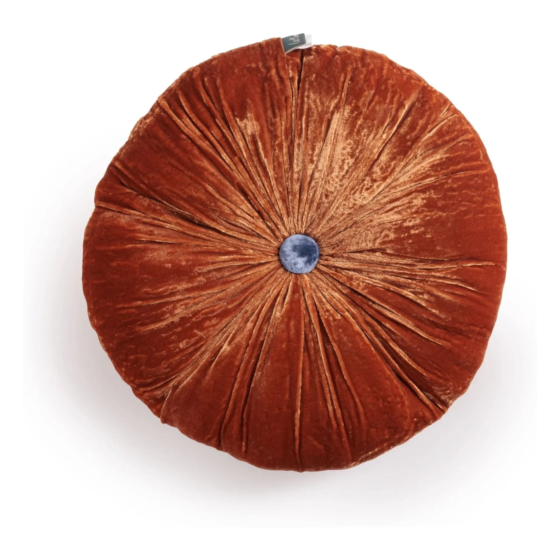 Le Monde Sauvage - Goa Seiden-Samt-Kissen | Terracotta