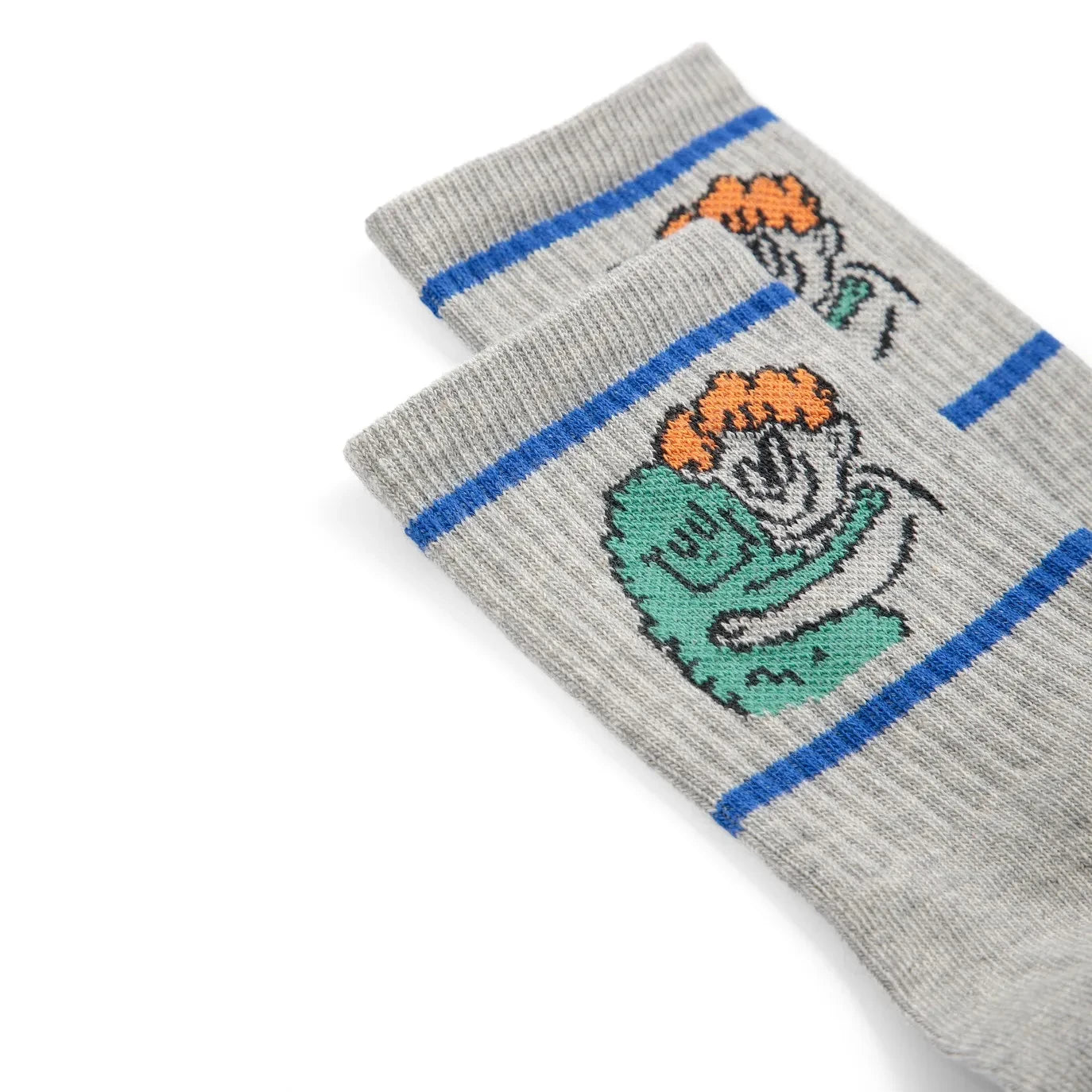 Bobo Choses - Monster Socken aus Bio-Baumwolle | Grau Meliert