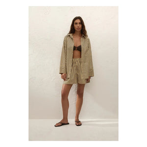 Faithfull the Brand – Clemente Baumwoll-Streifenshorts