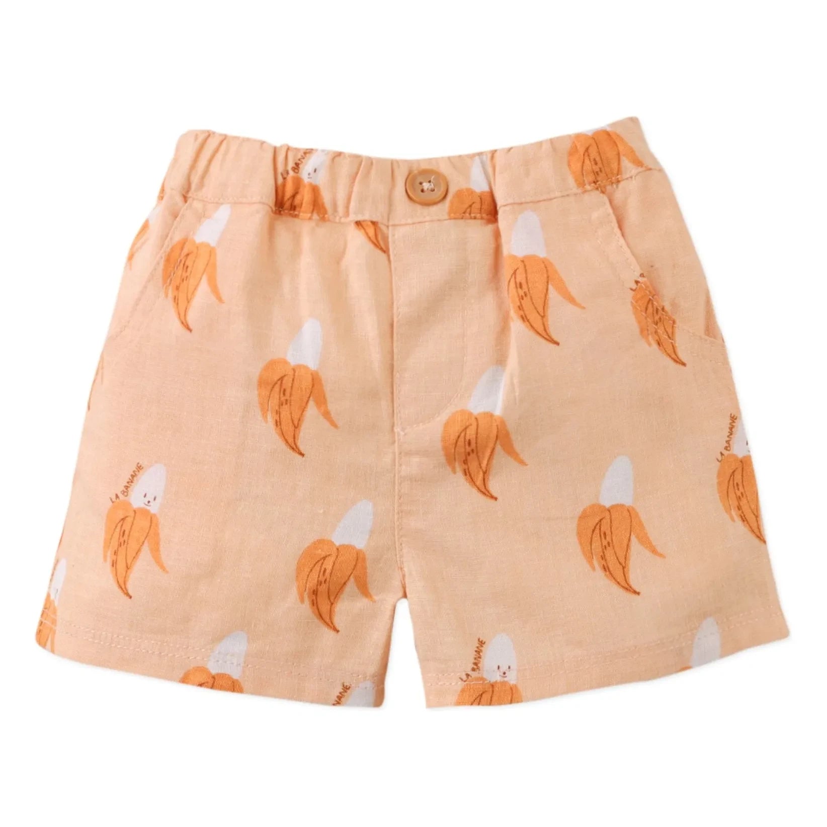 Gingersnaps - Thomas Bananen-Leinenshorts | Orange