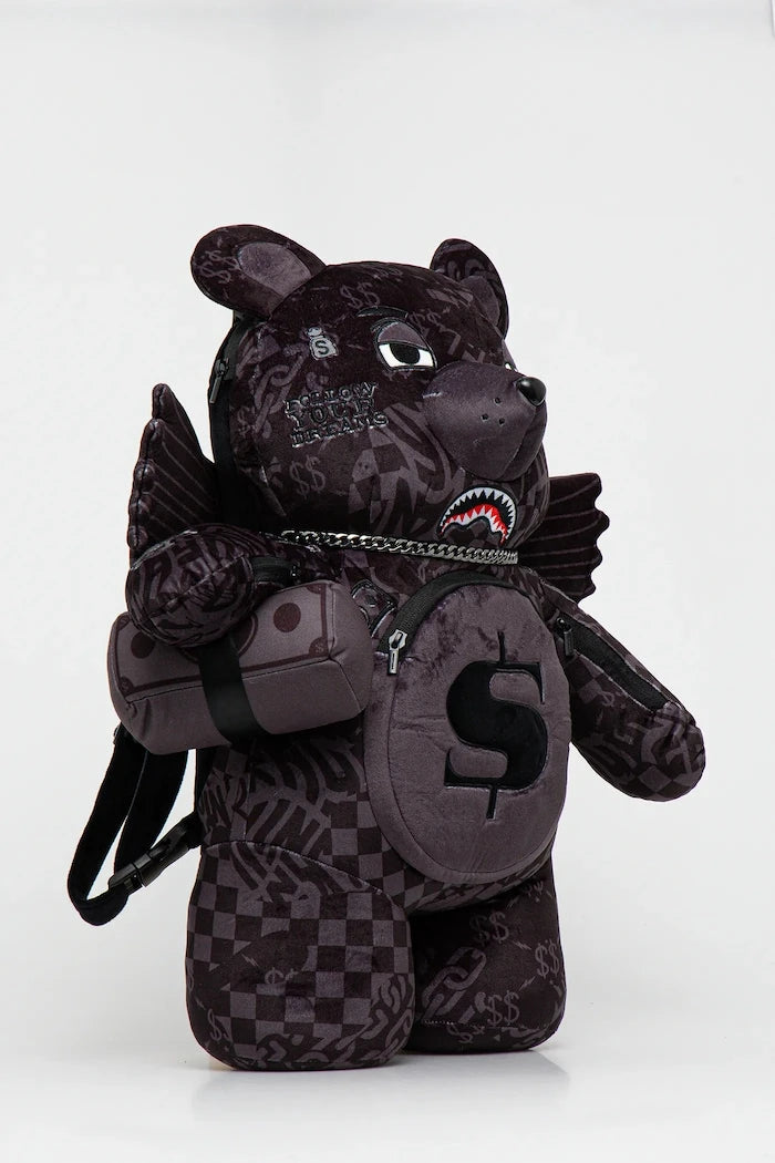 Sprayground - Siyah Küçük Boy Desenli Sırt Çantası 910B7280NSZ