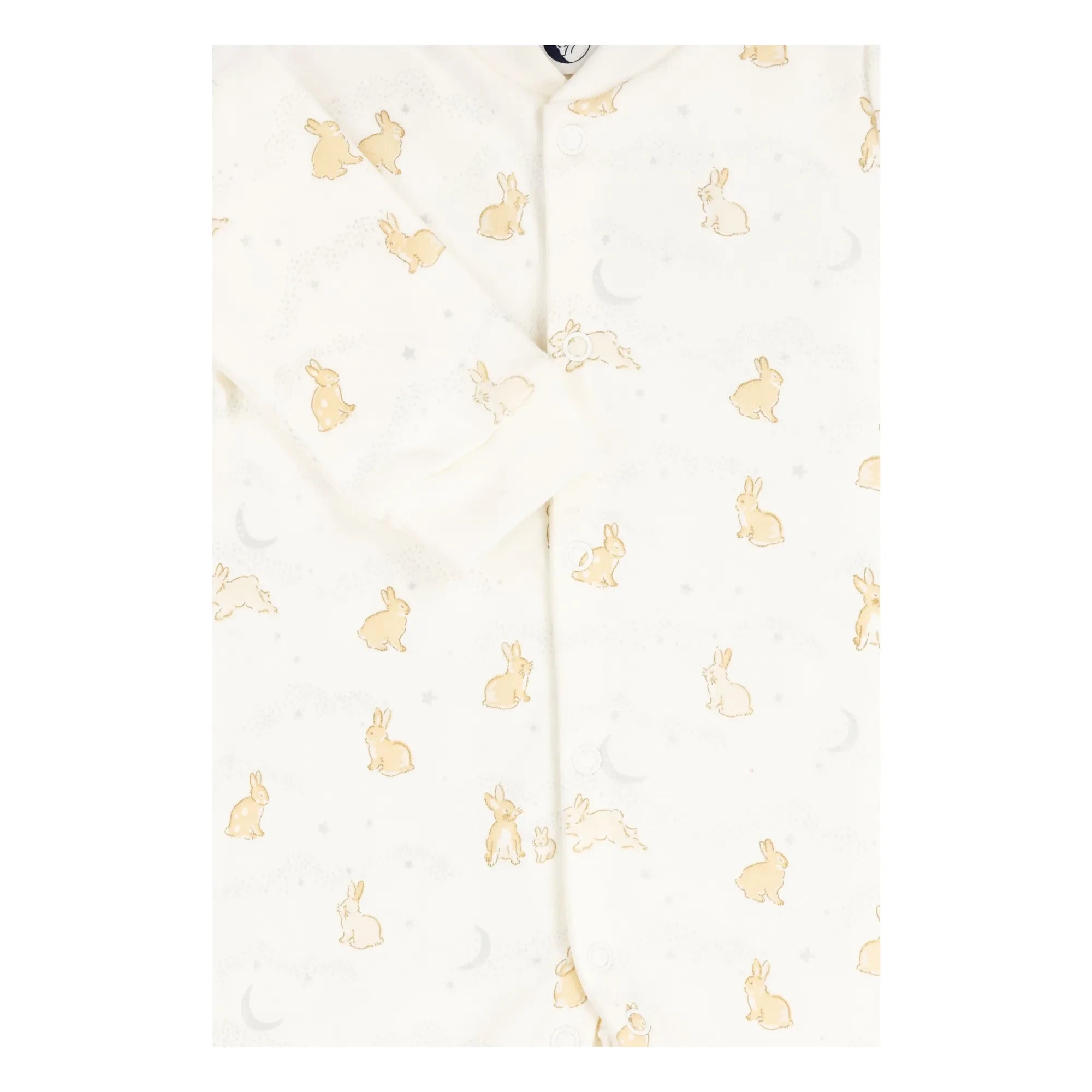 Sleepy Doe - Pyjama mit Hasenfüßen Bio-Baumwolle | Ecru