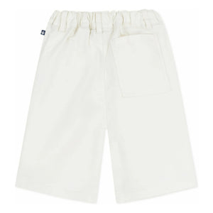 Petit Bateau – Uni Twill Bermuda-Shorts | Ecru