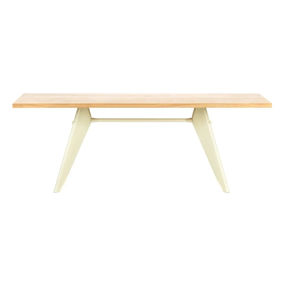 Vitra - EM Table - Untergestell Ecru - Jean Prouvé, 1950 | Eiche