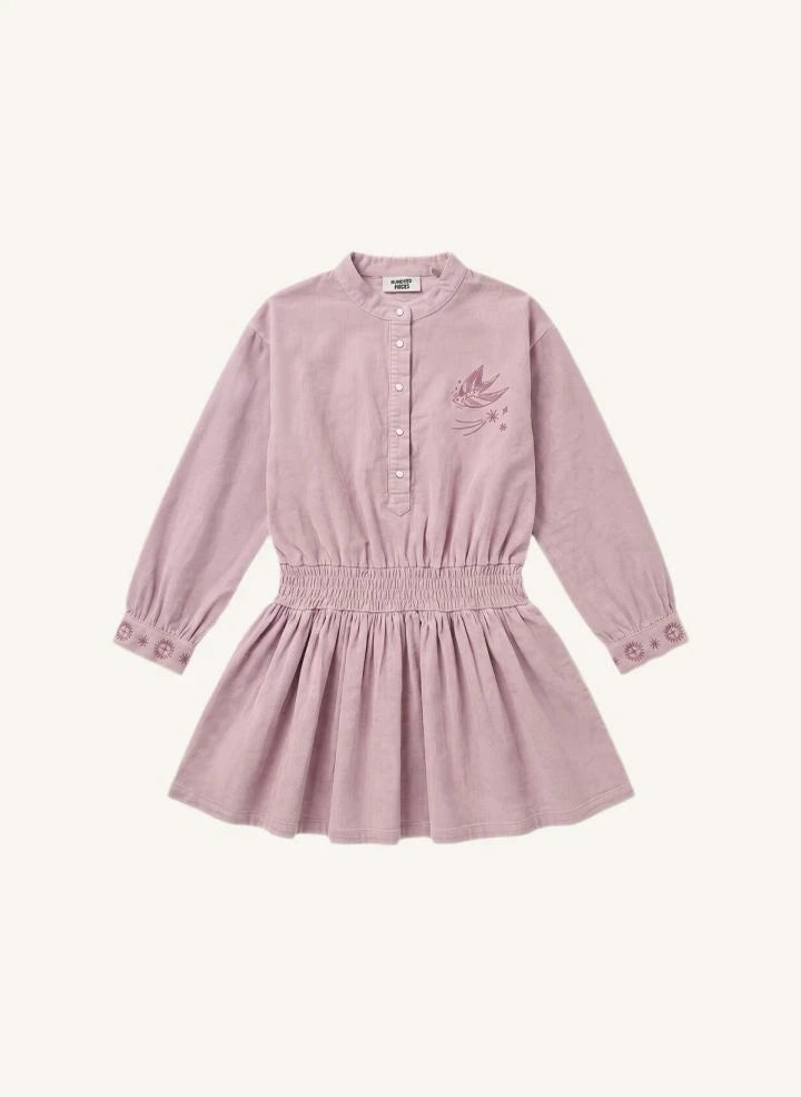 Hundred Pieces - Enoha Stars Kleid | Pudra rosa