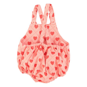 Piupiuchick - Twill Hearts Overall | Rosa