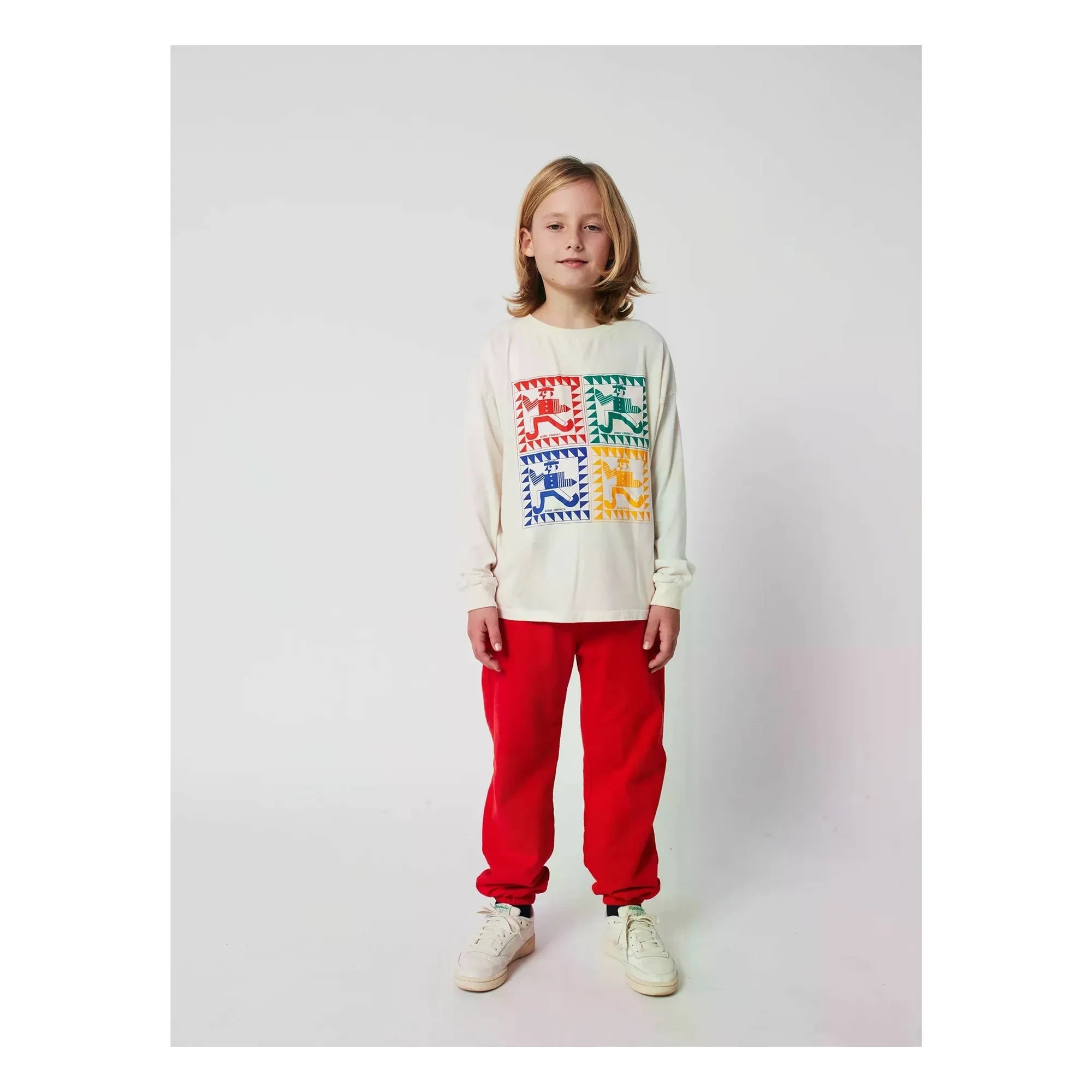 Bobo Choses - T-Shirt aus Bio-Baumwolle mit Bürstenmotiv | Ecru
