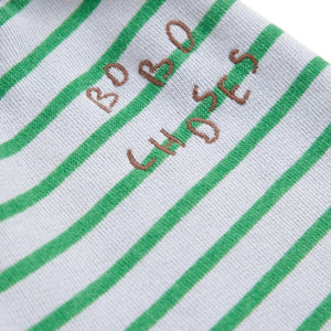 Bobo Choses - Bobo Choses Çizgili Organik Pamuk Jogger | Gri