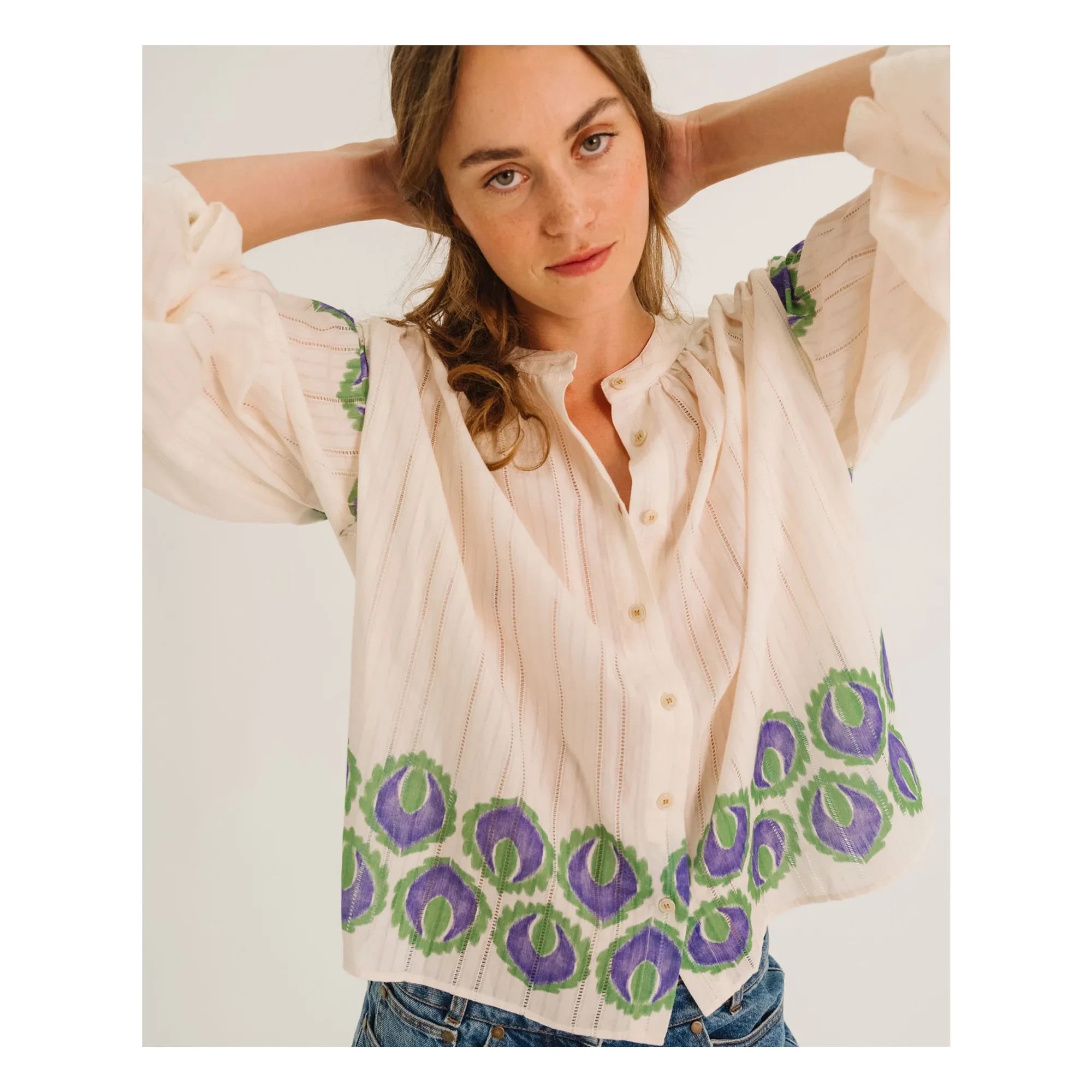 Tinsels - Candide Bluse | Blau
