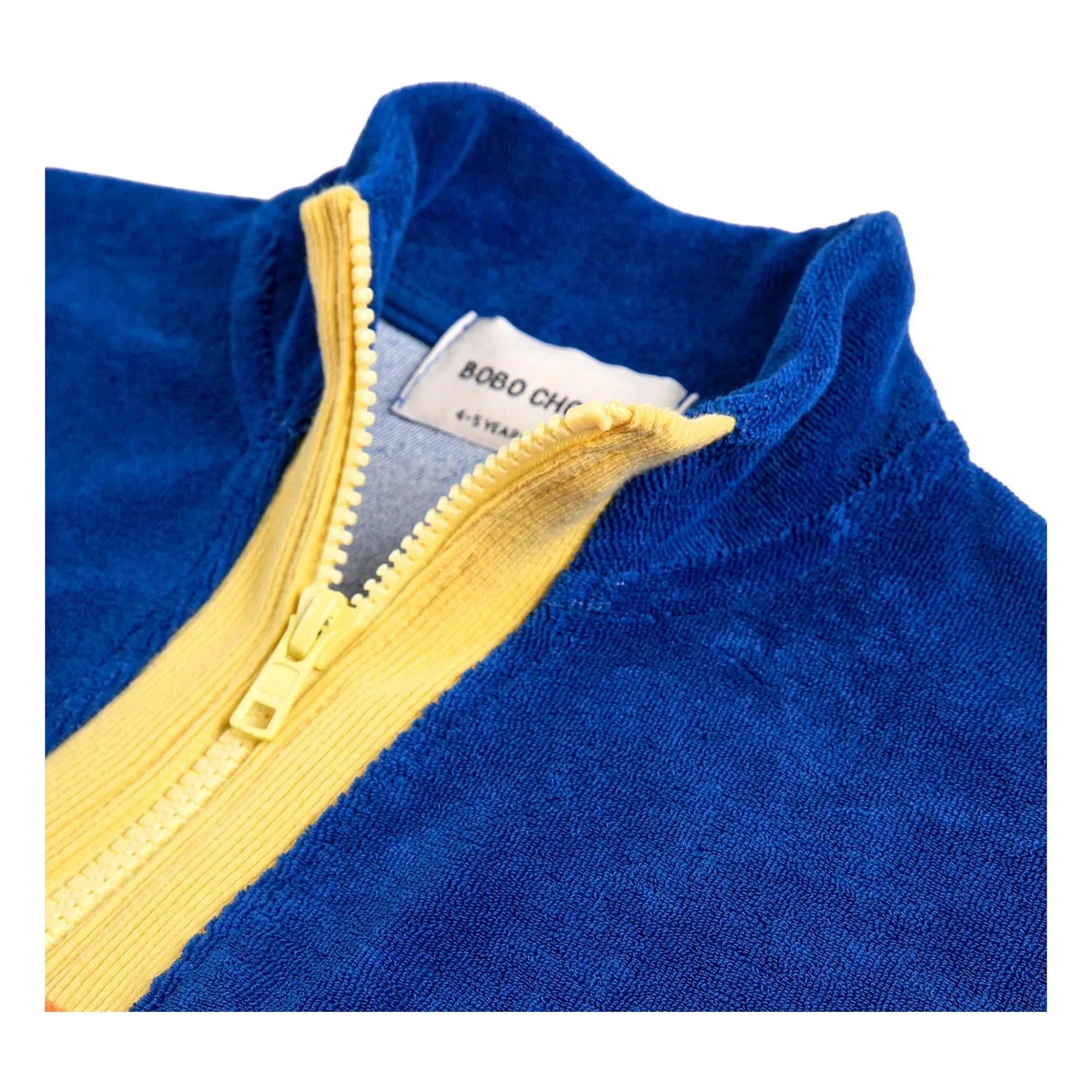 Bobo Choses - Sweatshirt aus Bio-Baumwollfrottee mit Farbblöcken | Orange