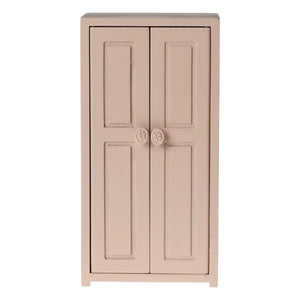 Maileg - Kleiderschrank und Kleiderbügel | Rosa