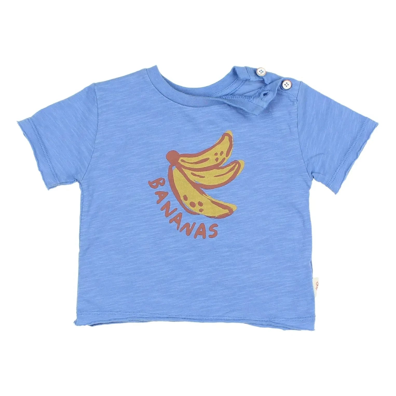 Búho - Muz Bio-Baumwoll Baby-T-Shirt | Indigoblau