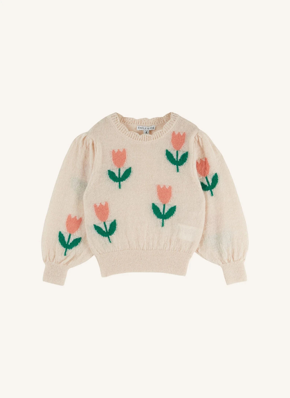 Emile et Ida - Mohair Lale Pullover | Schwarz