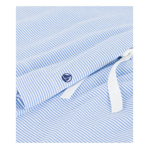 Petit Bateau - Gestreifte Pyjamashorts aus Bio-Baumwolle | Blau
