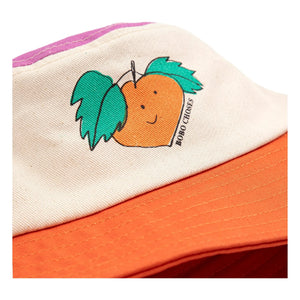 Bobo Choses - Farbblock-Mütze aus recycelter Faser | Orange