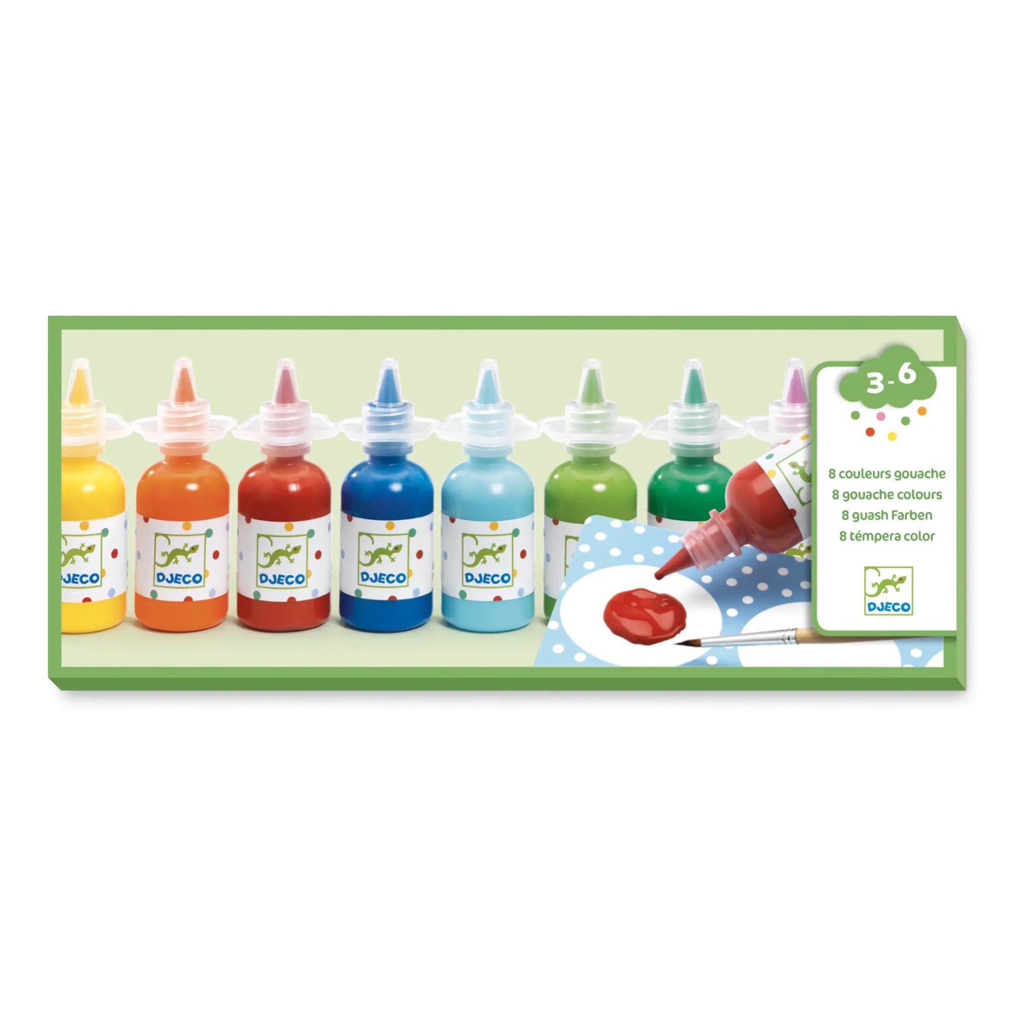 Djeco - Aquarellfarben - 8er Set
