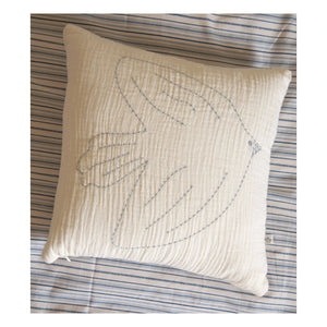 Editions Aimable - Hector Bird Yastık | İvory Gauze