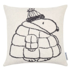 Maison Deux - Peanuts Puffer-Kissenbezug | Weiß