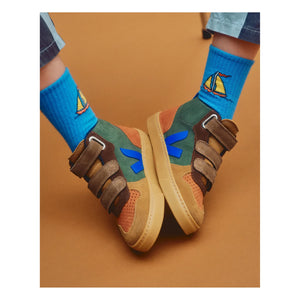 Veja - V-10 Velcro Wildleder Mid-Top Sneaker | Braun