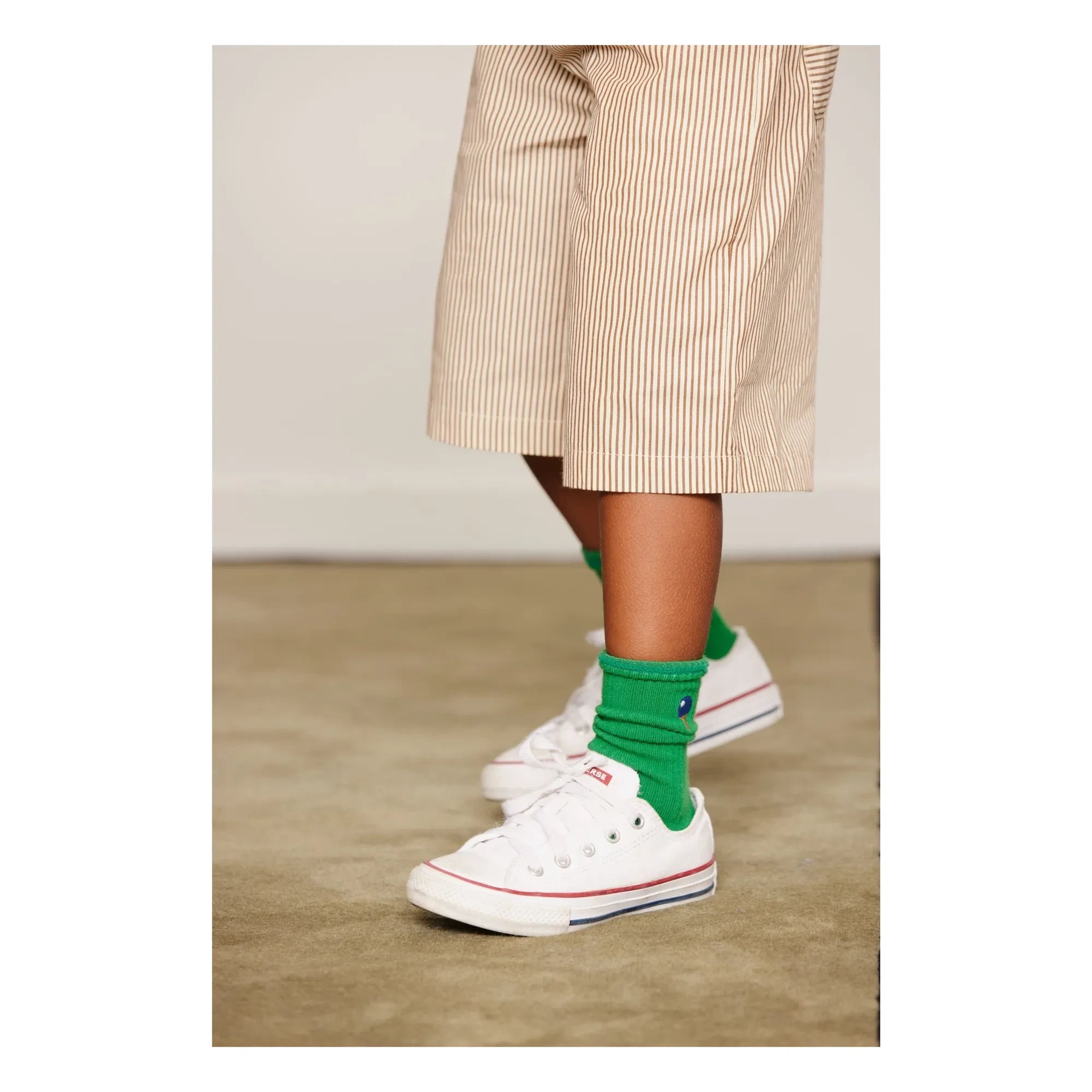 Mini Rodini - Bio-Baumwoll Ping Pong Socken | Grün