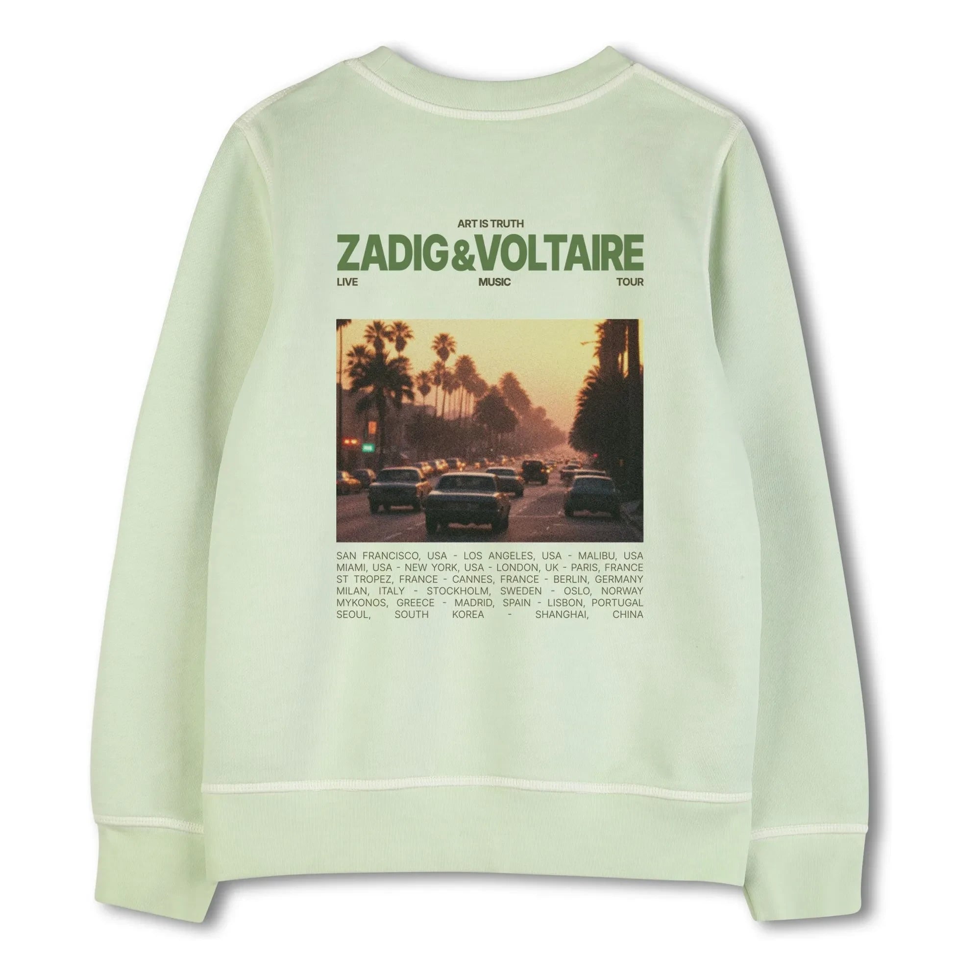 Zadig & Voltaire - Sweatshirt Art Is Truth | Hellgrün
