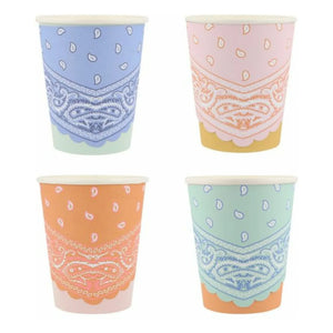Meri Meri - Westen Becher - 8er Set