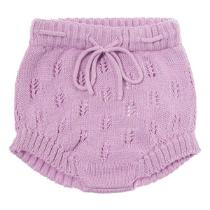 Tocoto Vintage - Gestrickte Bloomers | Flieder