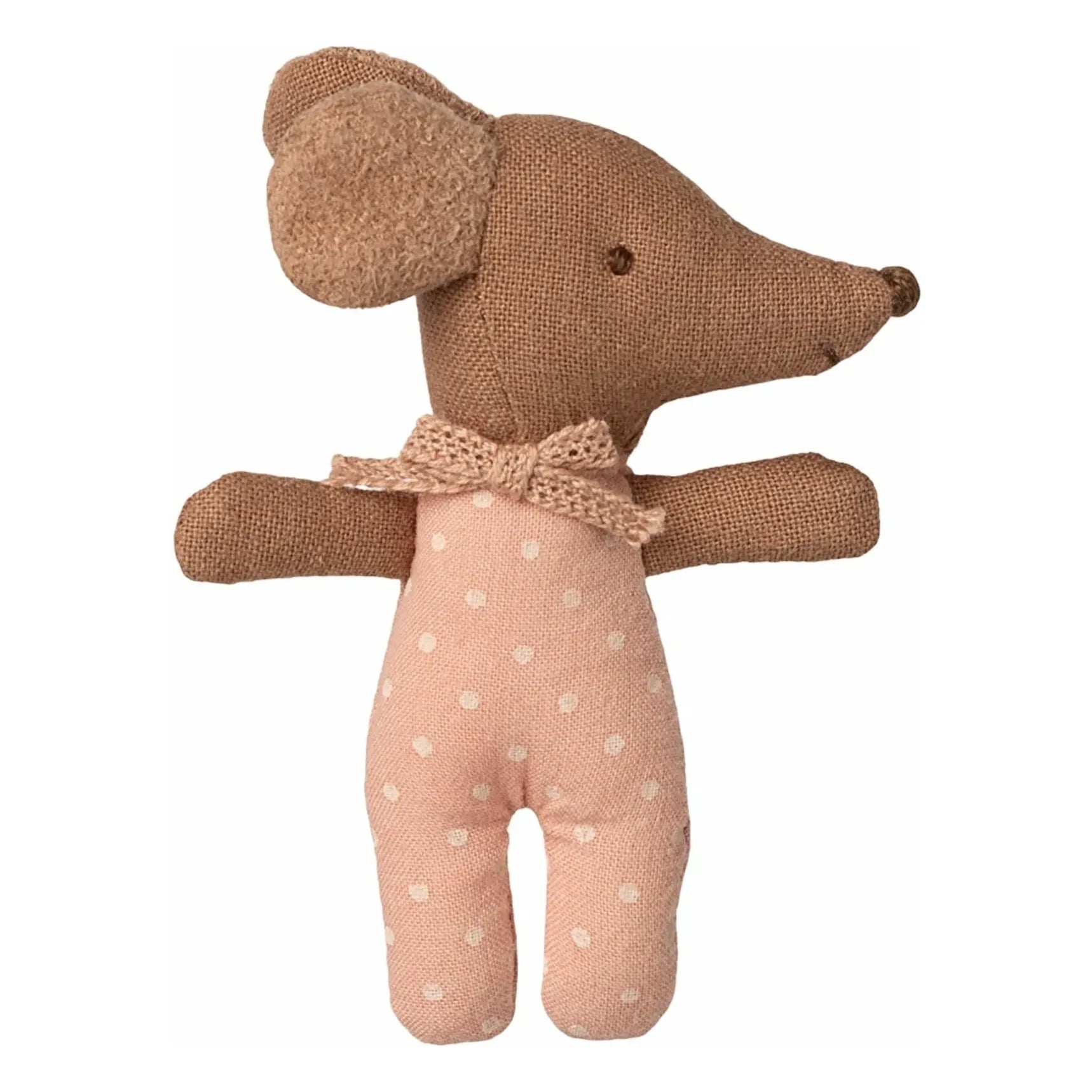 Maileg - Schlafende/aufweckbare Babymaus in Box | Rosa