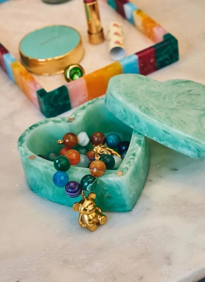 Anna + Nina - Baby Blues herzförmige Box | Blau