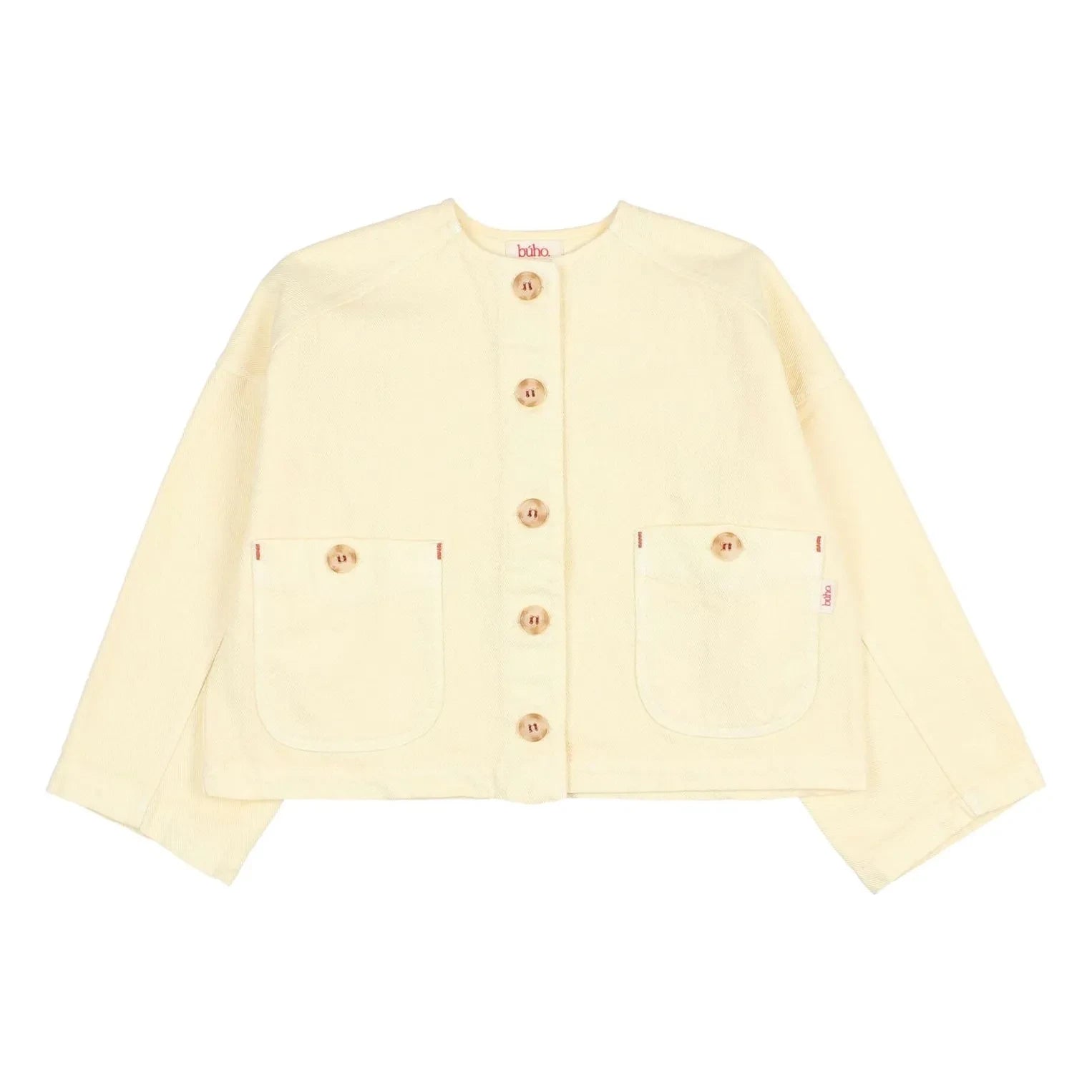 Búho - Denim Lyocell Jacke | Blassgelb