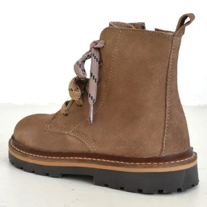 du Loua - Charly Wildleder-Schnürstiefel | Beige