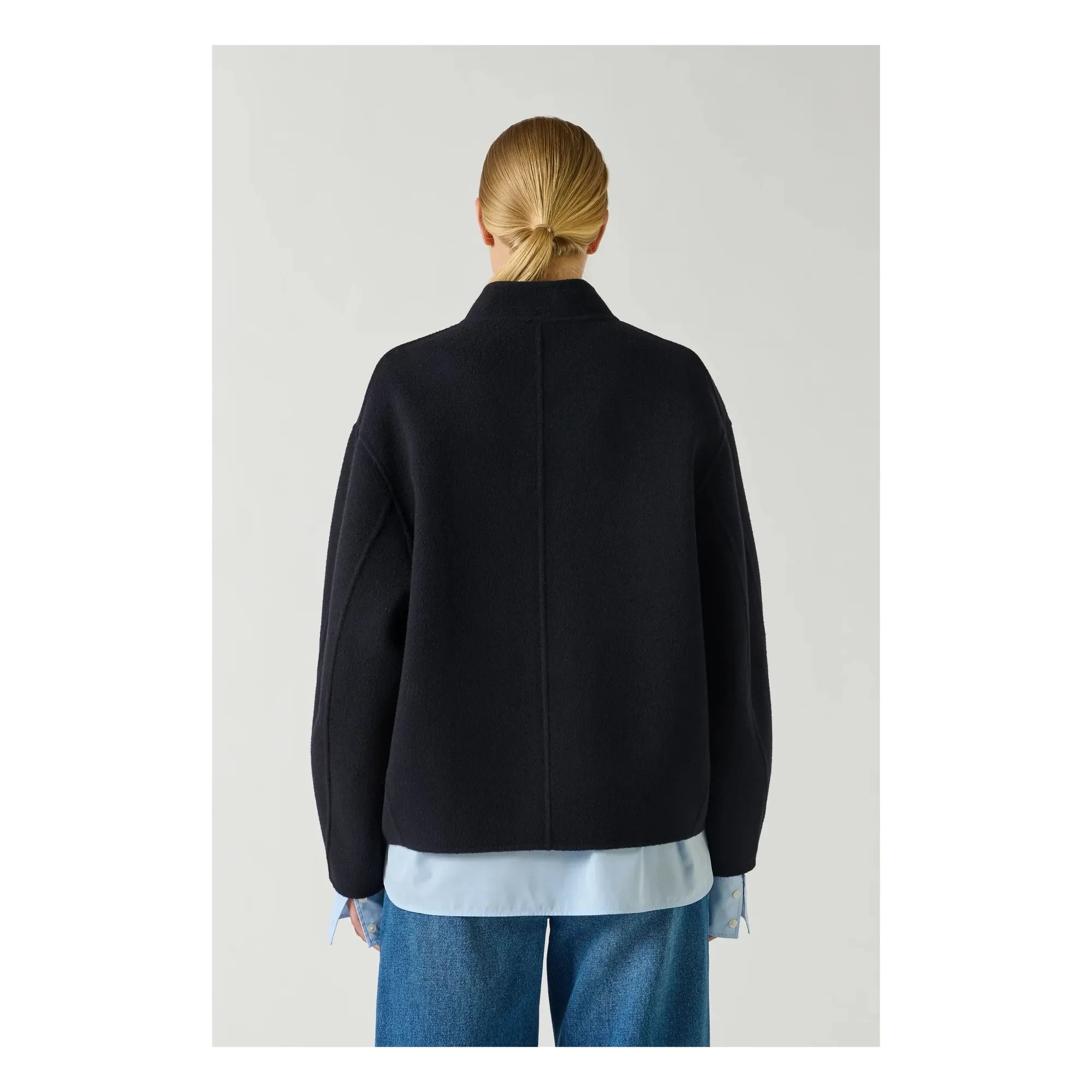 Soeur - Windsor Wollmantel | Marineblau