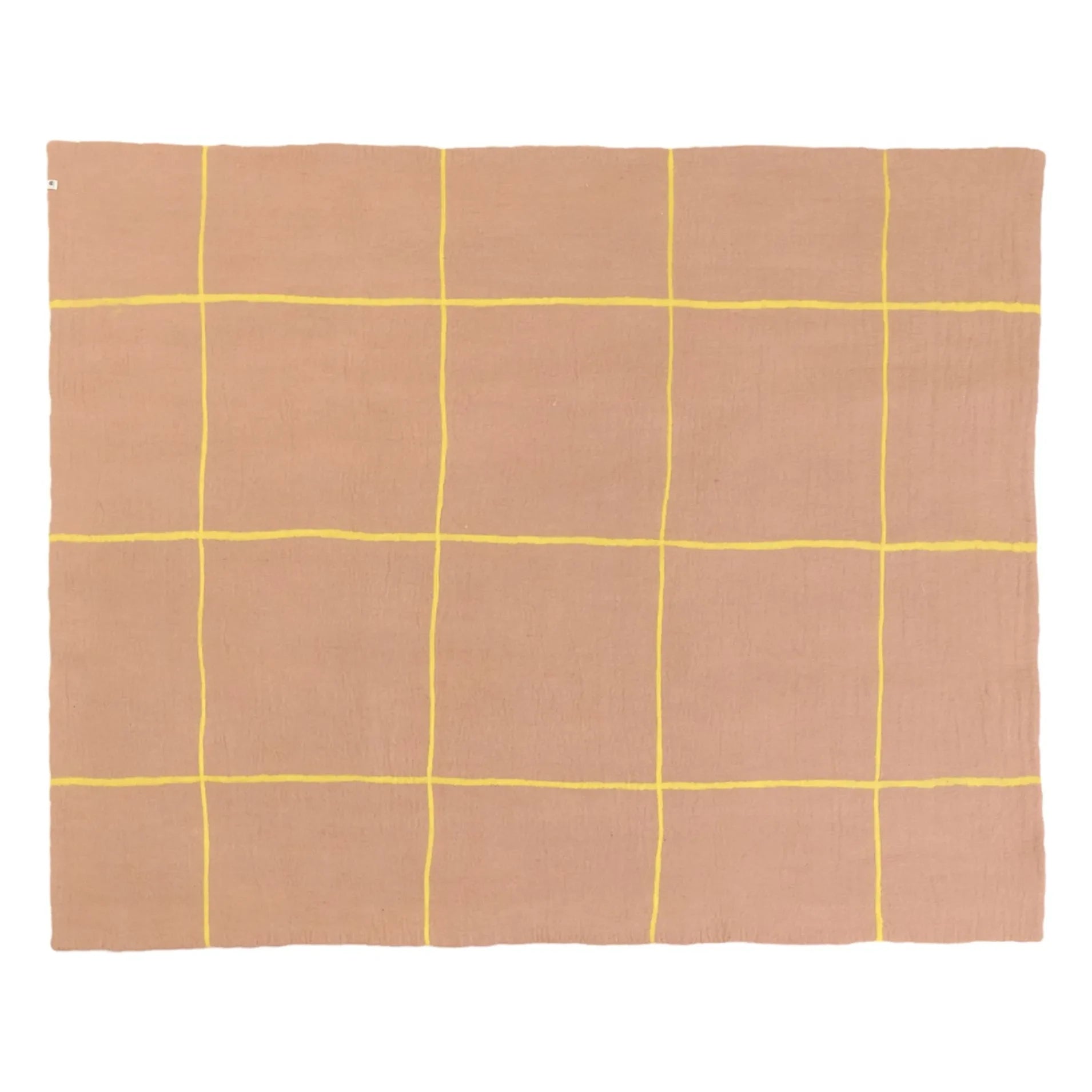 Muskhane - Caro Filz-Teppich | Beige
