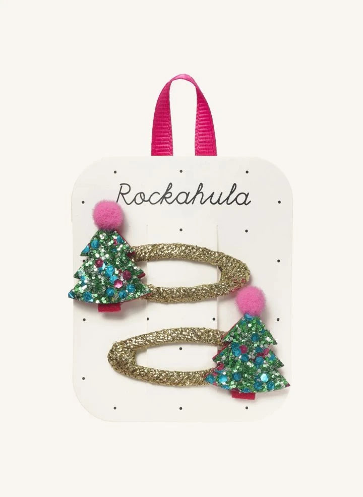 Rockahula Kids - 2er-Set Weihnachtsbaum-Clips | Grün