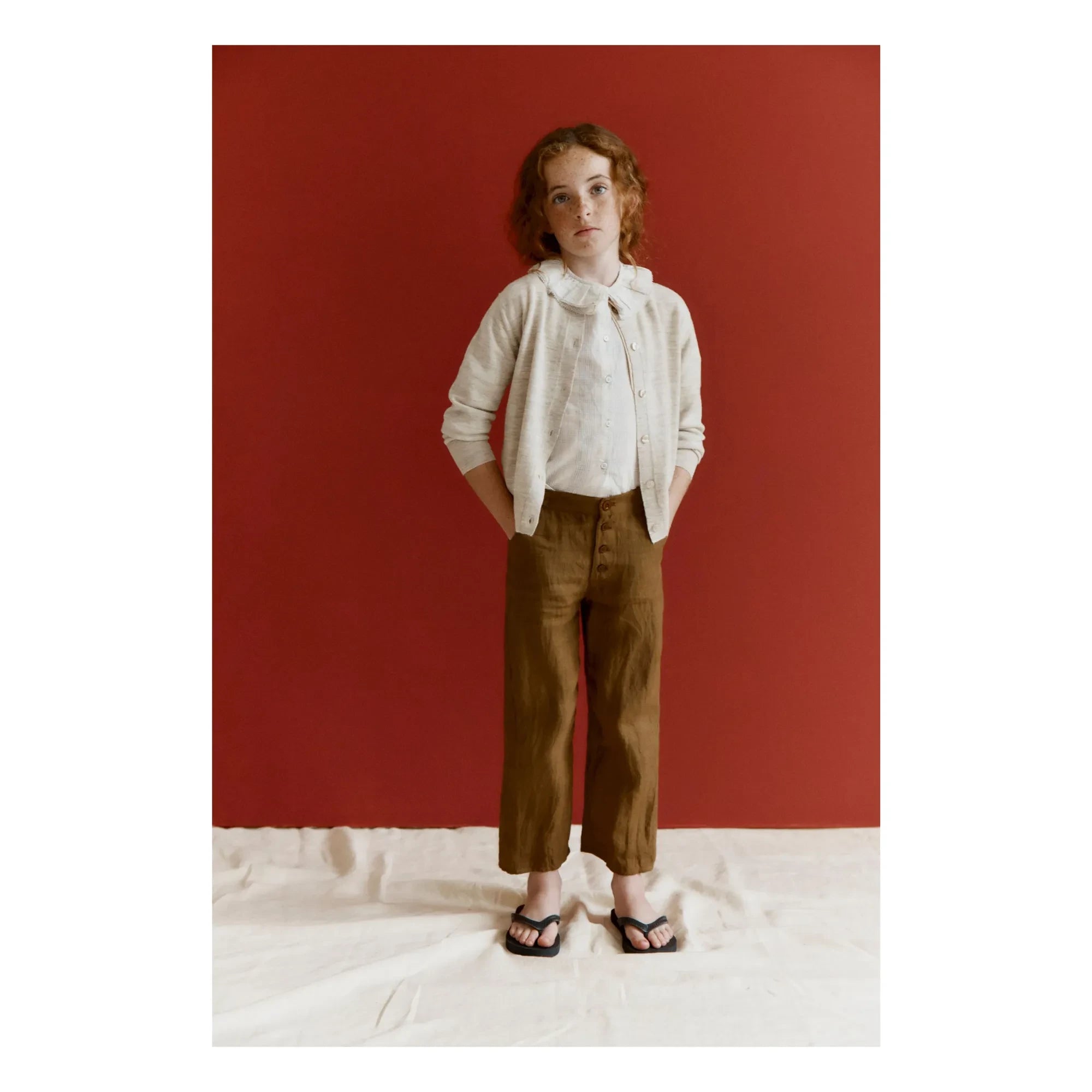 Caramel – Sullivan Leinenhose | Braun