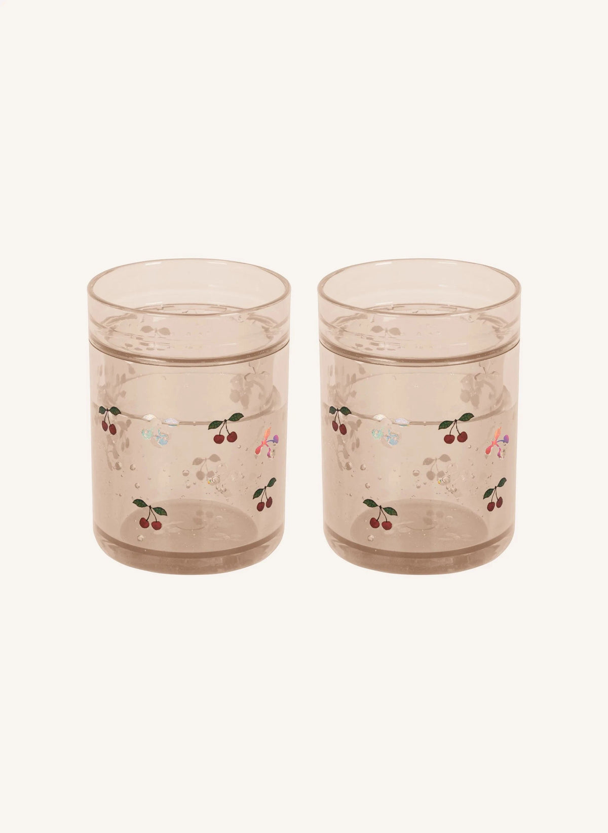 Konges Sløjd - Cherry Bibs - 2er Set | Rosa