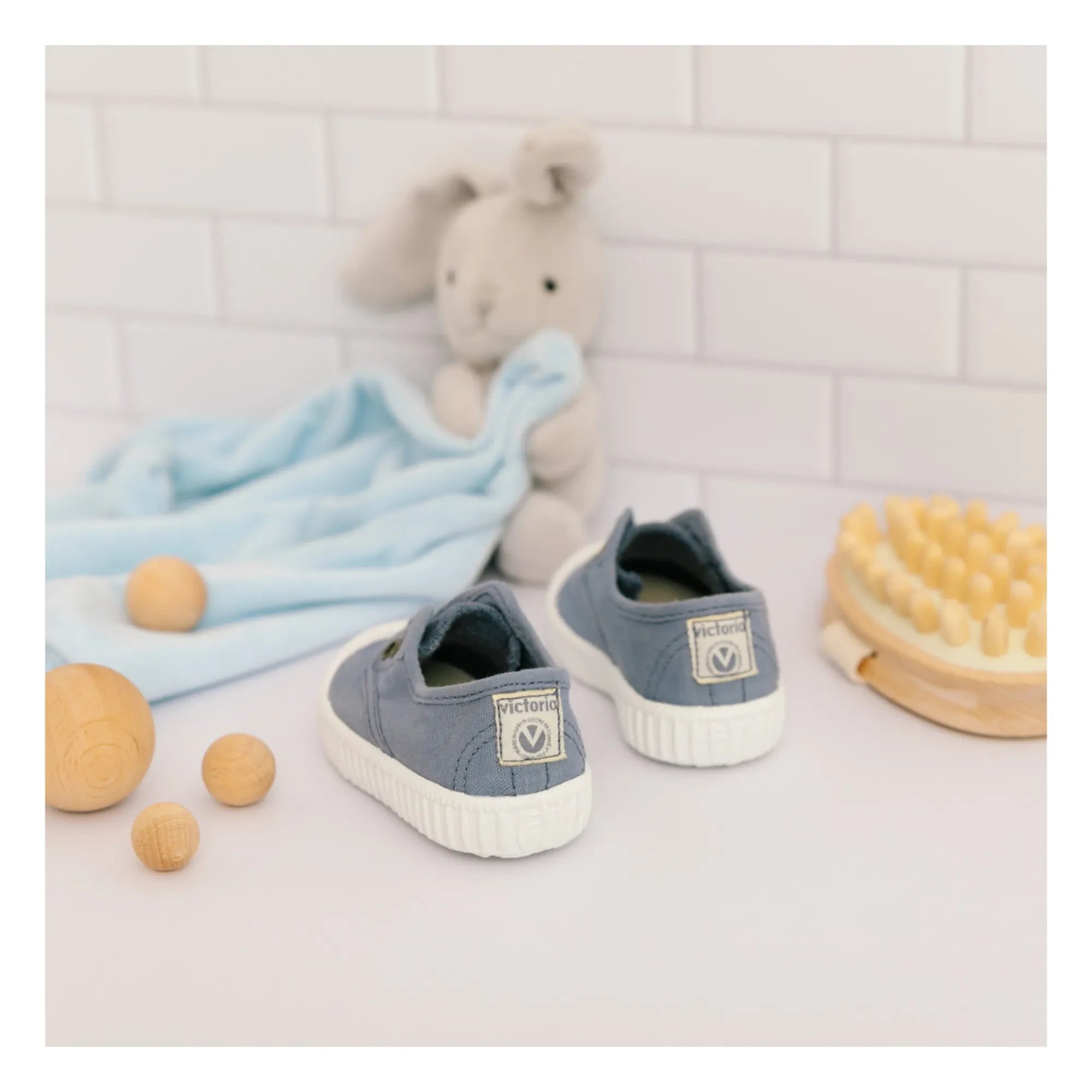 Victoria - Inglesia Elastico Lon Sneakers | Blau