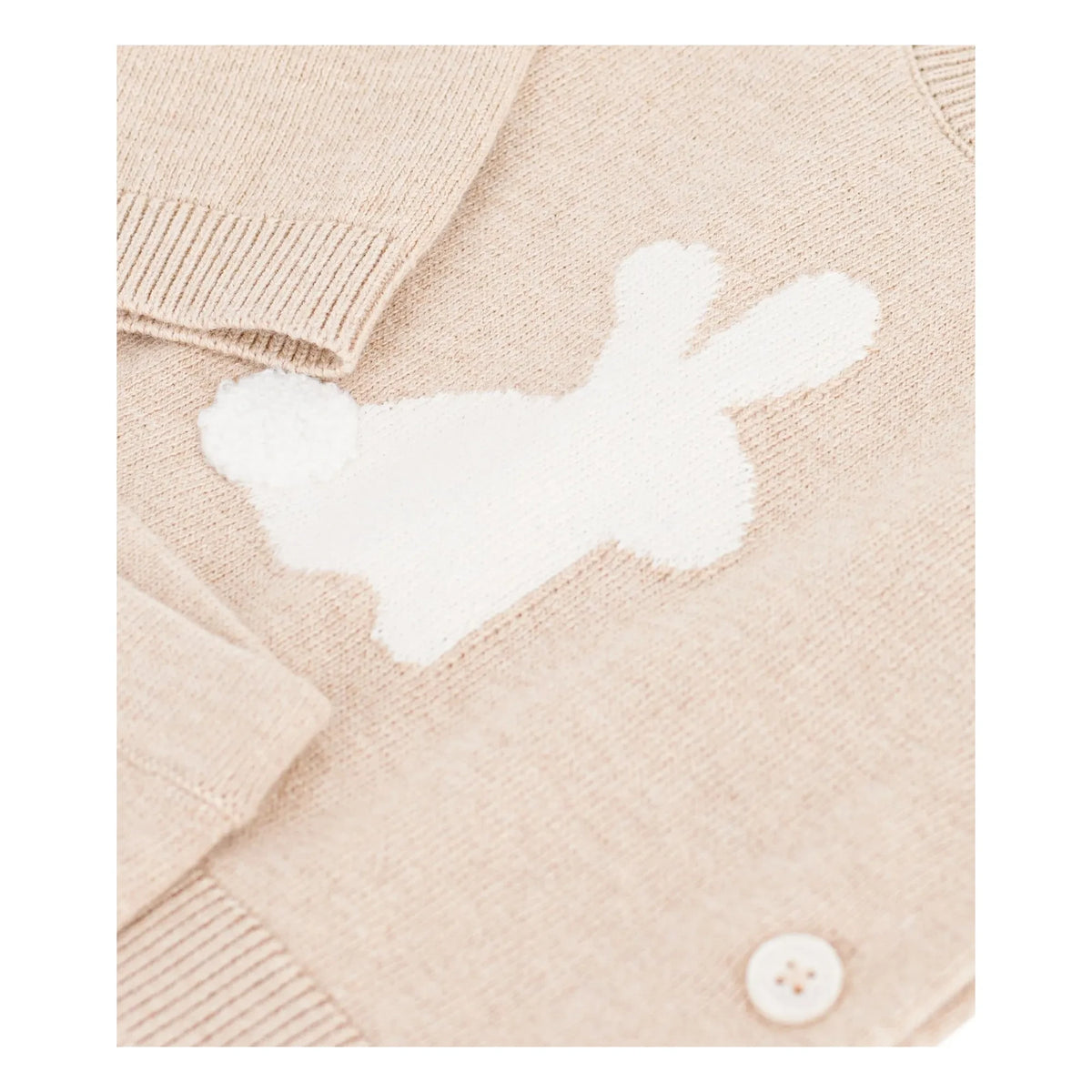 Petit Bateau - Strickpullover und Hose aus Bio-Baumwolle | Beige