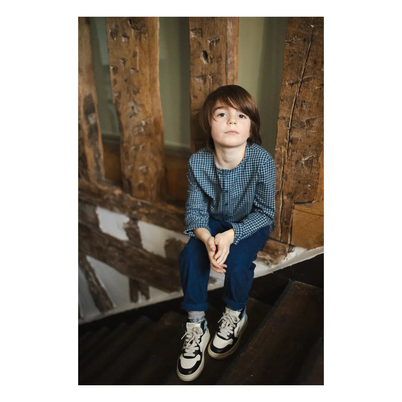 Louis Louise - Oncle Kariertes Hemd | Mavi