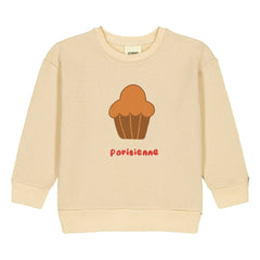 Studio Bohème - Bart Brioche organik pamuk sweatshirt | Soluk sarı