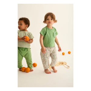 Cozmo - Atena Hose mit Blumenmuster | Ecru