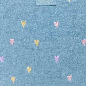Studio Noos - Hearts Denim Wickeltasche