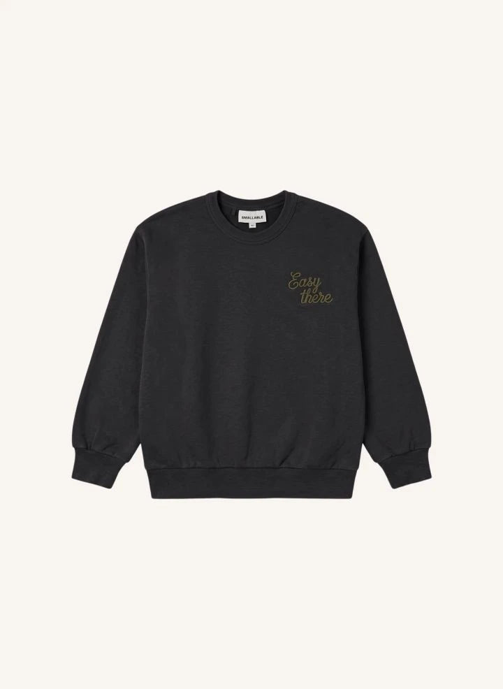 Smallable Kid - Arlo Easy Original Bio-Baumwoll-Sweatshirt | Schwarz